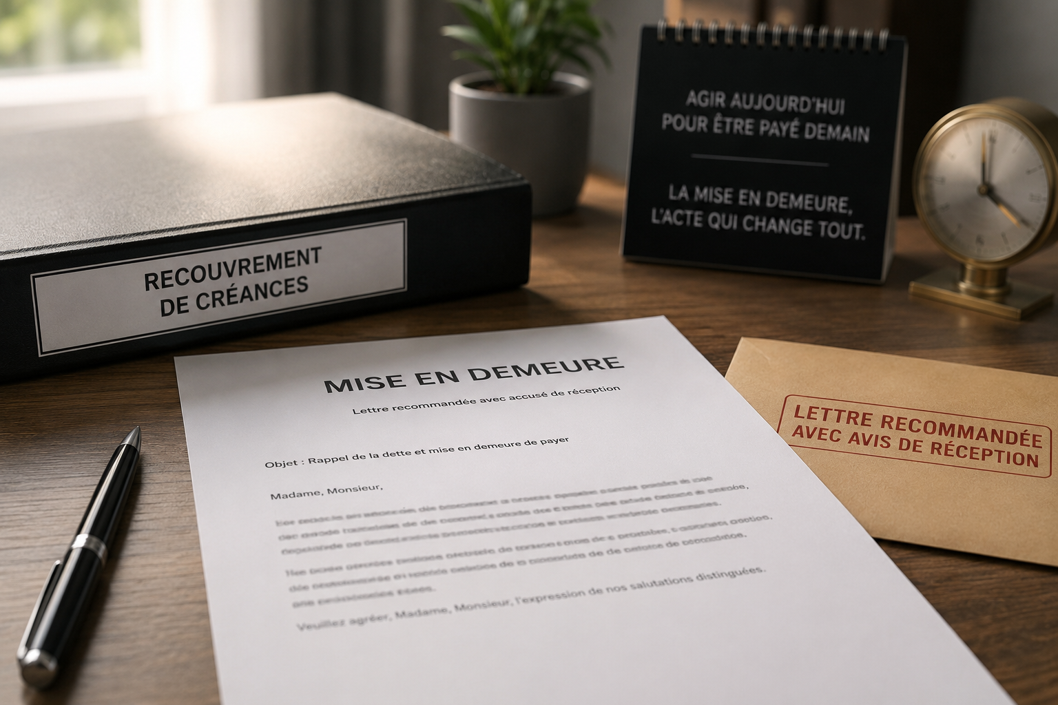 La mise en demeure : l'acte qui change tout
